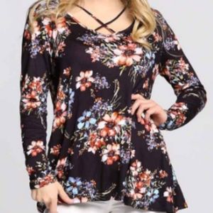 Criss cross floral bundle